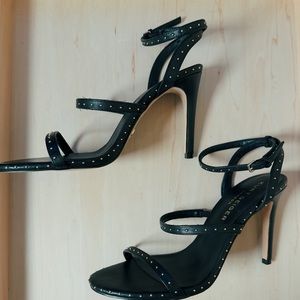 Kurt Geiger London Strappy Studded Leather Heels